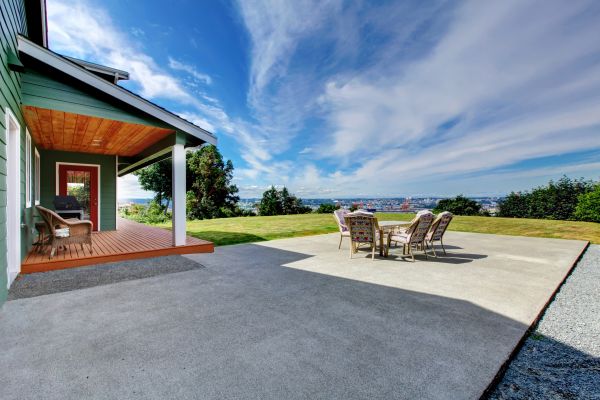 Backyard Concrete Paving in Roseville